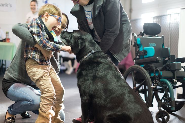 Special Needs Boy with Special Pup